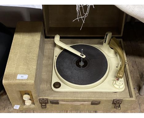 A early Dansette record player (untested). shipping unavailable. 
