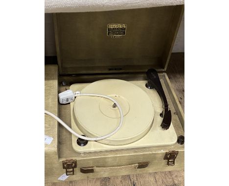 A early Dansette record player (untested).shipping unavailable. 