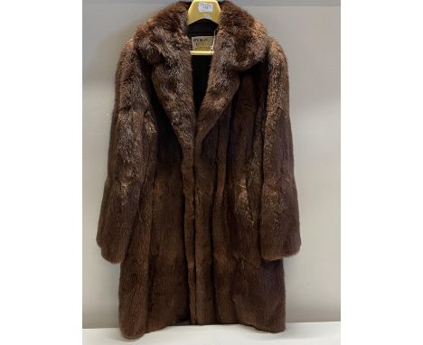 A vintage ladies Hutchinson fur coat (no size) 