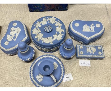 A selection of assorted Wedgewood Jasperware 