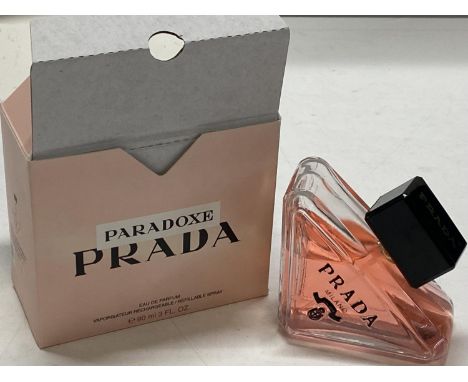 A boxed Prada Paradox perfume spray 90ml 