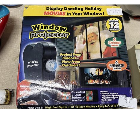 A boxed Window projector (untested) 