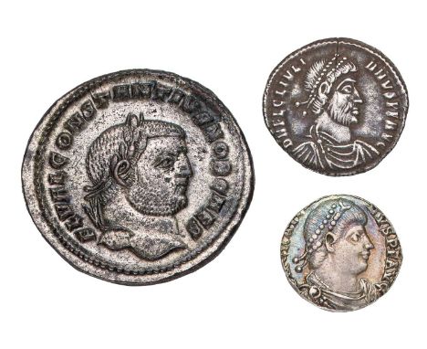 Roman Imperial, Valentinian Siliqua, 14.4mm, 1.36g, Trier Mint 368-75 AD, obv. Valentinian facing right, rev. Roma enthroned 