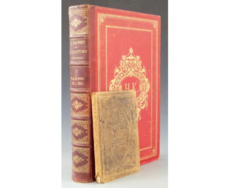 [Chromolithographs] August Racinet Le Costume Historique (c1880s) being volume 6 only planches 401 to 500 full-page plates in