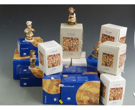 Eighteen Goebel Hummel figures