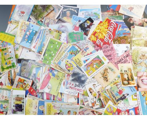 A quantity of postcards, mostly Donald Mc Gill, saucy, humorous, Louis Wain etc