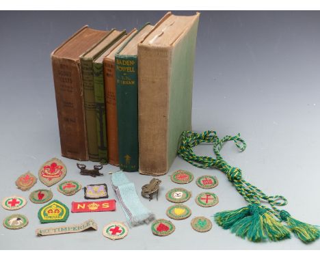A quantity of Scouting interest books including Baden - Powell by R.H.Kiernan, Scouting Achievements by Beresford Webb and Sc
