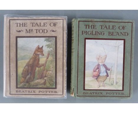 [Beatrix Potter] The Tale of Mr. Tod, Frederick Warne 1912 first edition illustrated with colour plates & black and white tex