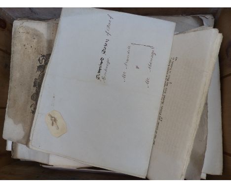 A large collection of indentures, many of local Stroud, Minchinhampton and Leonard Stanley interest, mostly 18th and 19thC, a