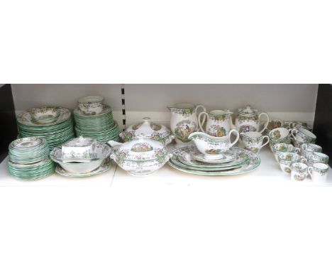 Spode dinner and teaware and decorative ceramics including an extensive mostly 12 place setting dinner service decorated in B