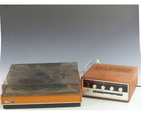 Goldring Lenco GL75 record player/ turntable together with an Armstrong 521 amplifier&nbsp;