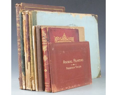 Bands of The British Army by W.J. Gordon illustrated with chromo plates by F. Stansell in colour illustrated boards, Studies 