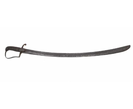 19th century 1796 pattern light cavalry sabre, (lacking scabbard), (a/f), age related wear to handle grip, overall length 93c