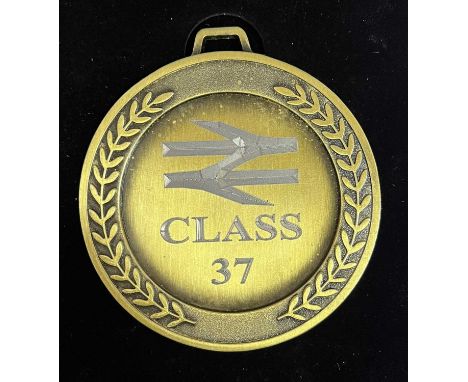 A commemorative gold award medal to 37114 City of Worcester BS
