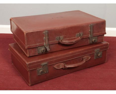Two vintage suitcases. Includes Revelation example.  