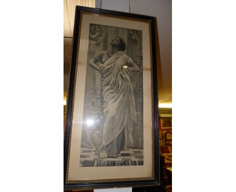 A pair of pre Raphaelite prints and one other print 