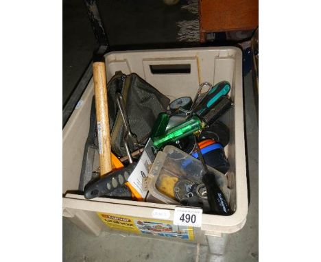 A box of assorted tools. COLLECT ONLY.