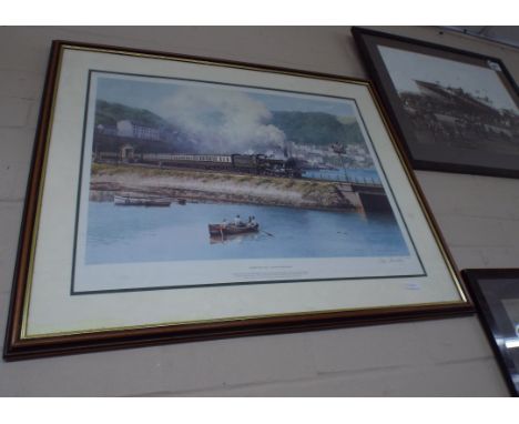 Old views of Australia and Don Breckon limited edition print of railway in Devon 