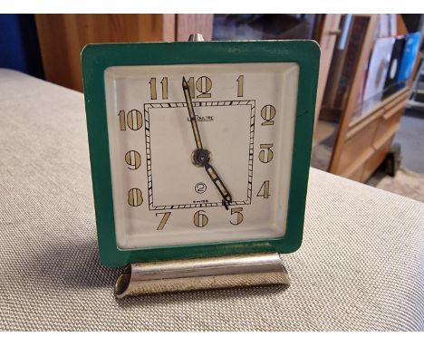 Rare Jaeger Le-Coultre No. 2 1930s Art Deco Desktop Alarm Clock