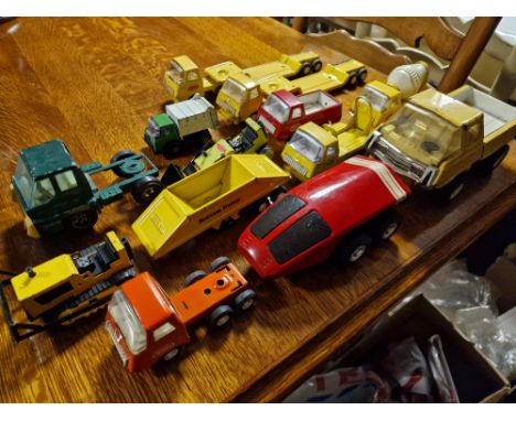 Large Collection of Various Tonka Trucks and Lorries + a Vintage Red Tonka Racer
