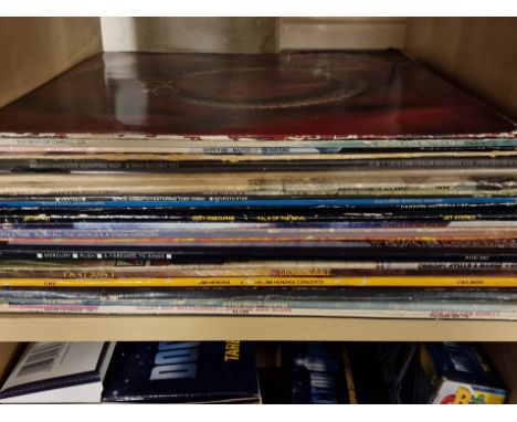 Collection of Good Varied Vinyl LP Records 60's-80's Rock, Prog and Metal inc Ozzy, Black Sabbath, Dio, Rush, Jimi Hendrix, H