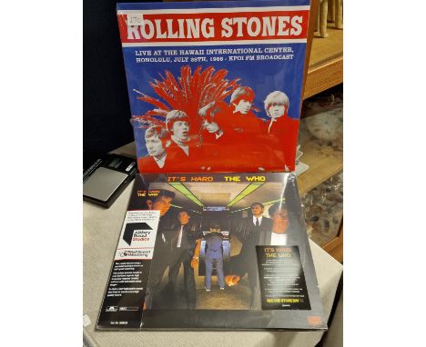 The Who and Rolling Stones (NEW) - Its Hard and Live in Hawaii Vinyl LP Records 