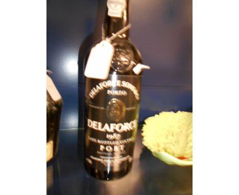 A bottle of Delaforce 1987 Late Vintage Port