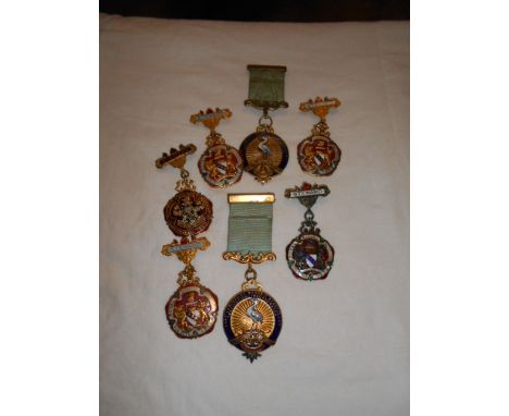 A selection of enamel badges 