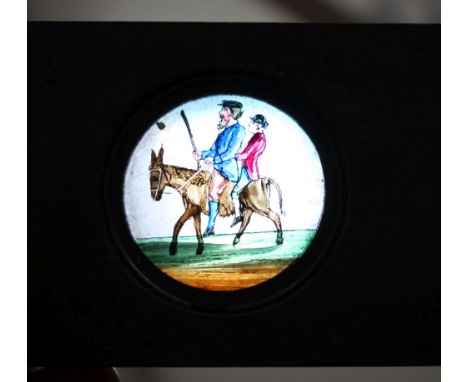 A quantity of Magic Lantern slides 