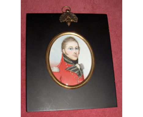 Frederick Buck (Irish, 1771-circa 1840)General Thomas Kenner (d.1868), wearing scarlet coatee with silver epaulettes and butt