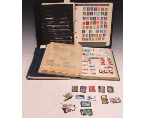 Stamp collection in albums and stocks books. Mainly QEII period with some earlier 20th century; Commonwealth album mainly GRV