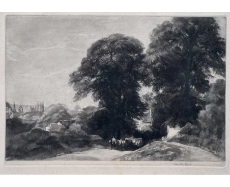 Sir Frank Short (British, 1857-1945) untitled landscapesigned in pencil lower rightmezzotint etching16.5 x 23.5cmThere are a 