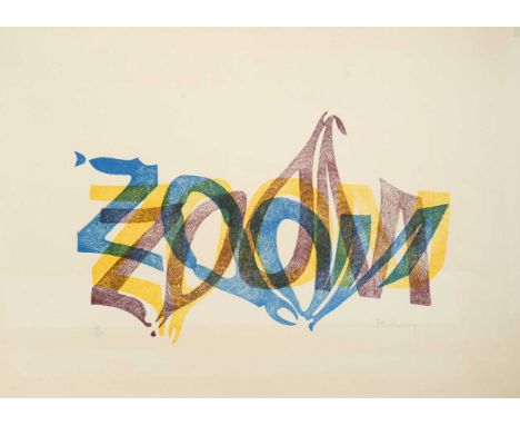 § § Pol Bury (Belgian 1922-2005) Zoomsigned 'Pol Bury' (lower right); numbered 65/75 (lower left)lithograph, unframed44 x 61.