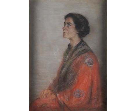 DOROTHY LOFTUS (BRITISH, 1875-1943)Portrait of Miss Lucy Mary Silcox (1862-1947)
signed 'Dorothy Loftus' (lower right)
colour