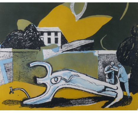 KEITH VAUGHAN (BRITISH, 1912-1977)The Walled Garden (1951)
signed in pencil 'Keith Vaughan' and inscribed in ink 'Artists pro