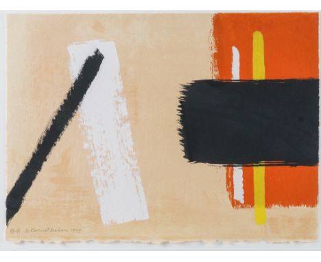 WILHELMINA BARNS-GRAHAM (BRITISH, 1912-2004)Beach (1999)
signed, dated and numbered in pencil 'WBarnsGraham 1999 52/75' (lowe