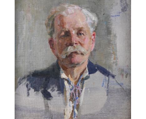 MIKHAIL BOZHI (UKRAINIAN, 1911-1991)Portrait of the artist’s father
inscribed in cyrillic (verso)
oil on canvas-board
46 x 46