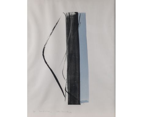 TOKO SHINODA (JAPANESE, 1913-2021)Quietude
signed, dated, numbered and titled in pencil 'Toko Shinoda 84 8/38' (in lower marg