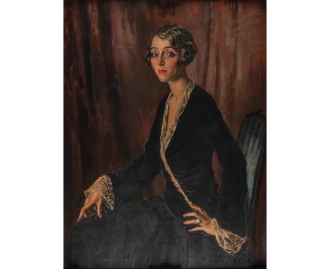 ALFRED NEVILLE LEWIS (SOUTH AFRICAN, 1895-1972)Portrait of the Duchess of Laurino
signed 'A NEVILLE LEWIS' (upper right)
oil 