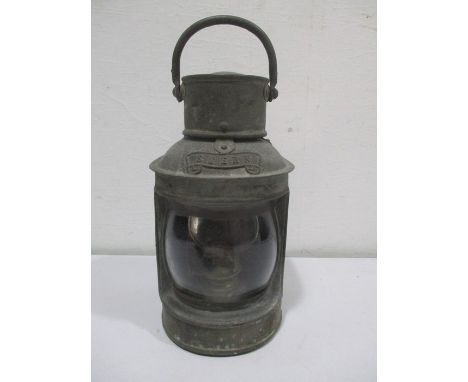 A vintage ships lamp (stern)