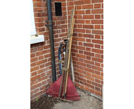 Assorted garden tools etc