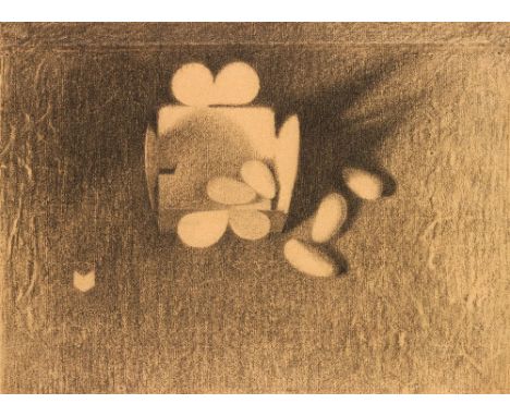 A BOX OF SUGARED ALMONDS charcoal on paper 38 x 46cm Sergeant was a technically gifted draughtsman who worked in black and wh