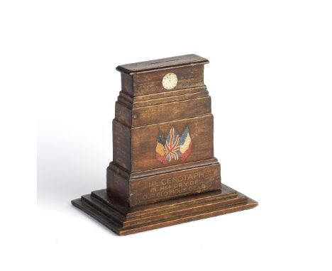 INCLUDING A CENOTAPH MONEY BOX, A RESIN MODEL OF THE CENOTAPH AND TWO CERAMIC MEMORIAL SCULPTURES various sizes and media -4