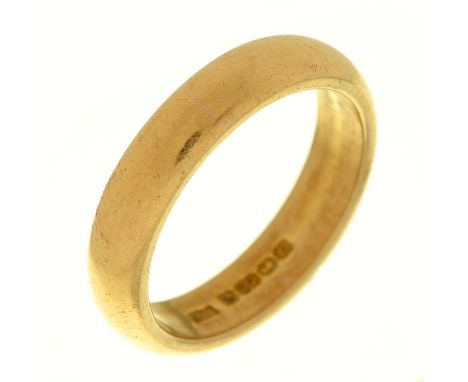 A 22ct gold wedding ring, Birmingham 1928, 10.4g, size Q ConditionLight wear