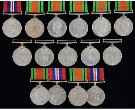Defence Medal (7) and War Medal (8) Condition