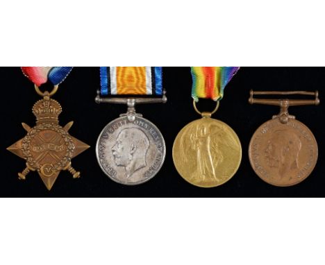 WWI pair, 1914-15 Star and Victory Medal 33692 Dvr A A Markey RE, British War Medal M30951 A Overend Wmn 2 RN and Mercantile 