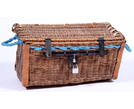 Uniform. Royal Navy, Royal Marines and mess jacket, trousers and cummerbund and a wicker seaman's trunkÂ&nbsp; ConditionThe c