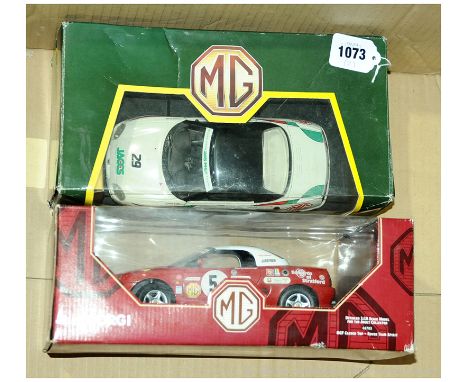 Corgi (1/18 Scale) 46703 MGF Closed Top "Rover Team Sprint" - red, white, race number 5 - Mint in a Good Plus window box and 