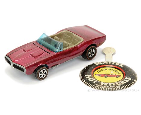 Hot Wheels (Mattel) Redline 6212 Custom Firebird - metallic lavender (USA base) - Good Plus to Excellent - nice bright exampl