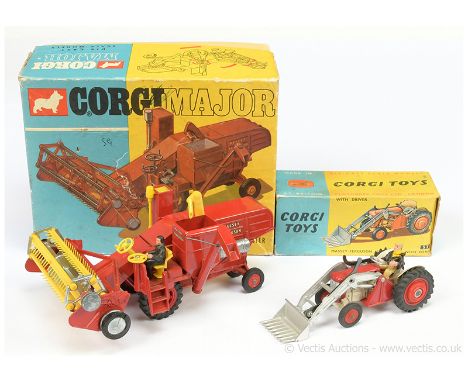 Corgi 57 Massey Ferguson 65 Tractor with Fork - red including hubs, silver arms and forks, cream engine and wheel arches, fig